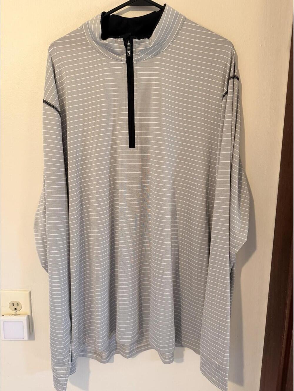 2XL - Men - Cutter & Buck CB DryTec 1/4 Zip Pullover